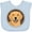 AE-Light Blue, variant on Inktastic Golden Retriever Dog Boys or Girls Baby Bib