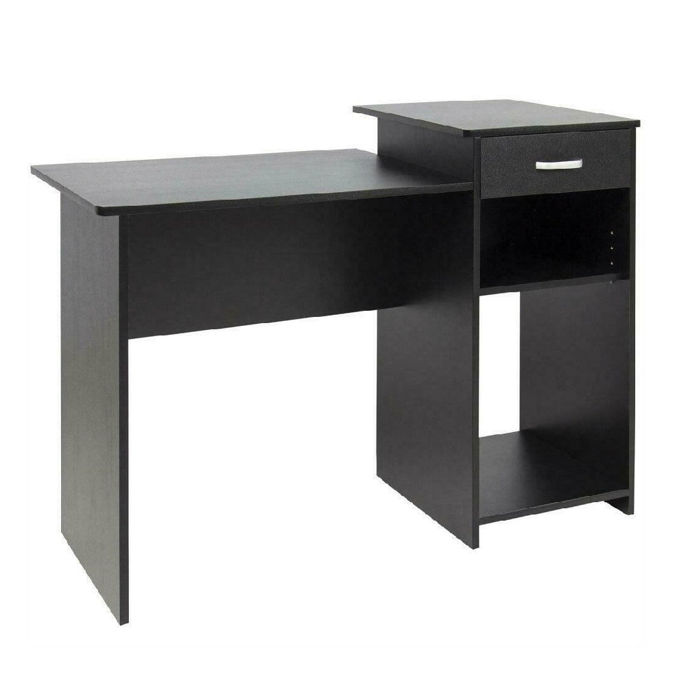 Details about   Home Office Corner Desk Wood Top PC Laptop Table WorkStation Furniture Black A88 