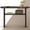 Dark Brown, variant on Click365 Flow 47" Racetrack Shaped Wood Console Table with Storage Shelf, Dark Brown