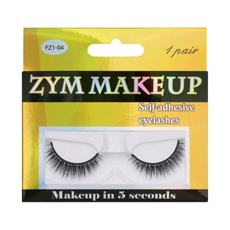 Reusable Self Adhesive Eyelashes Natural Looking Waterproof False Eyelashes Features: No glue or eyeliner needed self-adhesive eyelashes are made with cutting-edge technology  and with premium synthetic fibers.which makes them reusable and self-adhesive eyelashes without glue or eyeliner. stickness between eyelashes and your skin is activated by body heat. Easy to put on and save time no glue or eyeliner is needed for self-adhesive lashes which simplifies makeup application process . it is beneficial and easy to put on   so more time is saved for women. novices can put these lashes on easily in just 3 seconds . Natural and lightweight self-adhesive eyelashes look as natural as real eyelashes. at the same time  the self-adhesive lashes are so light that you feel comfortable to put on. Perfect gift for women self-adhesive eyelashes  valentine s day gift  mother s day gift  thanksgiving gift  christmas gift  girlfriend’s birthday gift  wedding anniversary gift for women . Dramatic effect is suitable for many occasions  suitable for daily makeup  weddings  photos  dates  girls  nights  and parties  allowing you to stand out from the crowd and have charming eyes! Package Includes: 1 Pair Self Adhesive Eyelashes Specifications: Tape:1 2 3 4 5 6 7 8 9 10 Material:Synthetic Fibers note: Please allow 1-2cm errors due to manual measurement. Due to the difference betweeen different monitors the pic may not reflect the actual color of the item.