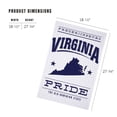 thumbnail image 4 of Lantern Press 1000 Piece Jigsaw Puzzle, Fredericksburg, Virginia, State Pride (Blue on White), 4 of 5