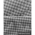 thumbnail image 6 of Grey White Checkered Linen Curtain Valance for Bedroom/Bathroom/Kitchen/Office/Living/Dining Room Window,Gray Buffalo Plaid Rod Pocket Topper Decorative Cafe Drapes Panel 42"x18", 6 of 6