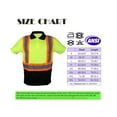 thumbnail image 6 of Hi Vis Polo T-Shirt Short Sleeve High Visibility Reflective Tape Safety Class 2 Men, 6 of 6