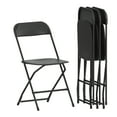 thumbnail image 2 of BizChair Folding Chair - - Black Plastic - 4 Pack 650LB Weight Capacity, 2 of 17