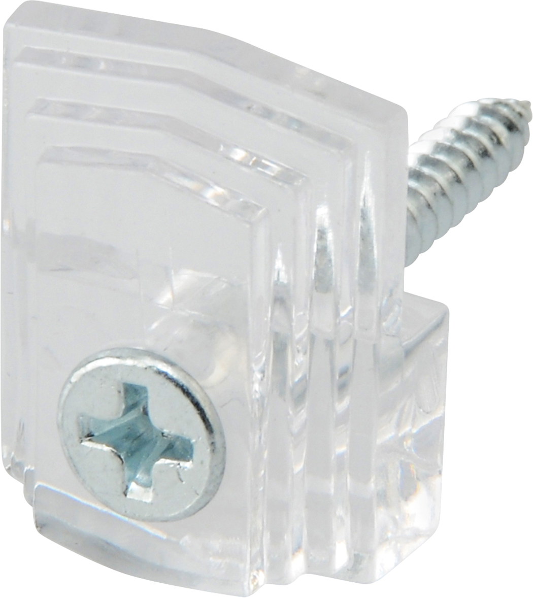 Hillman 1/4" Plastic Mirror Hanger Clip (w/ Screws & Anchors) Walmart