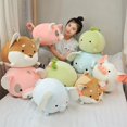 thumbnail image 2 of Cute Soft Chubby Japanese Doll Dinosaur Piggy Elephant Dog Husky Plush Stuffed Toy Decoration Pillow Gift to Girl Child Coupledog45 Deng Xun unisex, 2 of 2