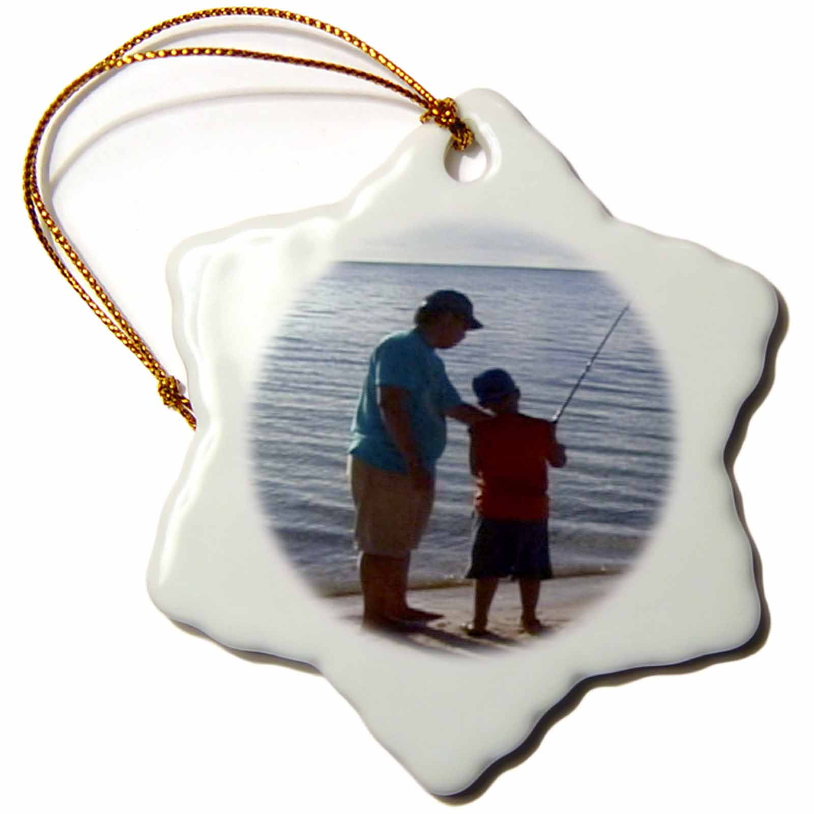 father and son ornament