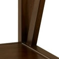 thumbnail image 4 of HomeRoots 351582 Wooden End Table with Bottom Shelf & Inverted V Design Sides, Brown, 4 of 4