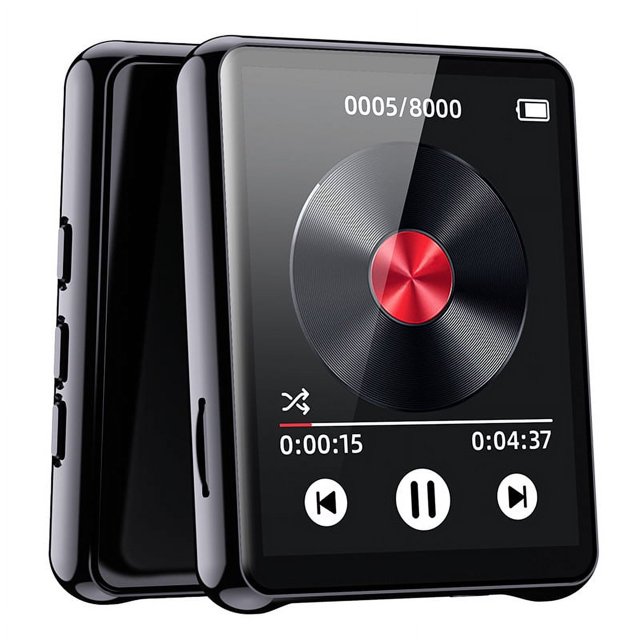 MP3 Player with Bluetooth,MP4 MP3 Player with 2.4" Full Touch Screen,Music Player HiFi Sound Digital Audio Player,32G Black