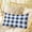 Blue, variant on Brown Plaid Throw Pillow Cover, Pillowcase Protectors with Zipper, Breathable Decorative Lumbar Pillow Case Cover, Spring Summer Farmhouse Buffalo Checkered Pillow Shams for Couch Sofa 12x20Inch