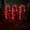 thumbnail image 3 of LED Solar Christmas Decorative Candy Cane Sign Light Outdoor Pile Light Used for Road Garden Garden Lawn Lamp Christmas Gift (1PC Elk), 3 of 7