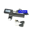thumbnail image 1 of 1PCS E Bike Throttle Control Handle LCD Display with 170cm Cable and Keys, 1 of 7