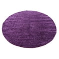 thumbnail image 2 of Unique Loom Tapis Rond en Peluche pour Enfant, 8', Violet, 2 of 2