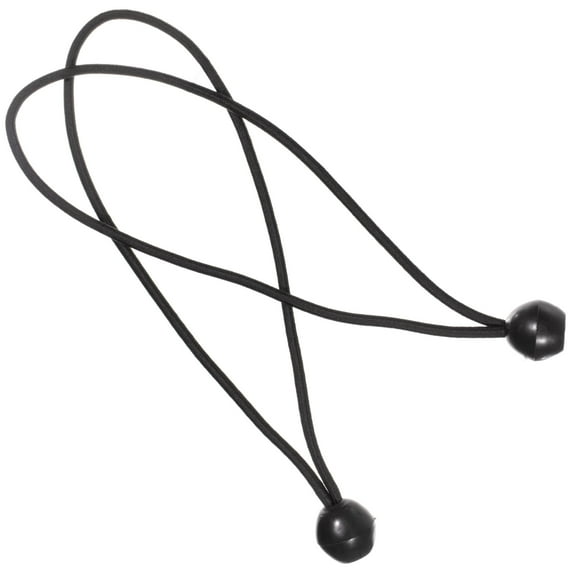 Paracord Planet Ball Bungees for Tie Downs, Tarp Straps, Cords, and More - Black - Multiple Lengths and Pack Sizes Available