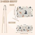 thumbnail image 4 of FORMRS Women Crossbody Purse with Chain Strap Vegan Leather Shoulder Handbag, Bunnies and Carrots, 4 of 7
