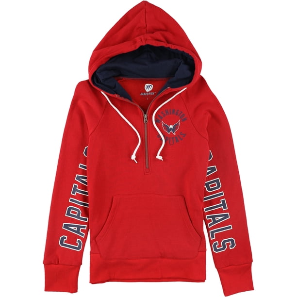 Sudadera con capucha Hands High Washington Capitals Mujer Rojo Pequeño