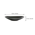 thumbnail image 2 of PTOOTP 2-Piece Black Serving Platter Set, Frosted Japanese Style Sushi and Dessert Tray for Elegant Presentation, 2 of 8