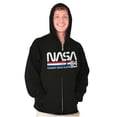 thumbnail image 5 of Vintage NASA Kennedy Space Center Zip Up Hoodie Men's Women's Brisco Brands S, 5 of 6