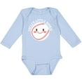 thumbnail image 3 of Inktastic Uncle's Little Rookie- baseball Boys or Girls Long Sleeve Baby Bodysuit, 3 of 5