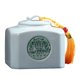 thumbnail image 5 of Recipiente de cerámica para té suelto, lata china rectangular, portátil, con borla cian, 5 of 9
