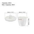 thumbnail image 2 of 25ml Porcelain Crucible Cup with Lid for Foundry Melting Casting Refining, 2 of 4