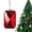 Z-4-Red-2.75x4.52x1.57 Inch, variant on Faceted Acrylic Gemstone Ornaments, Rectangular Crystal Bauble Hangings, Jewelry Cut Xmas Tree Pendants, Transparent Plastic Jewel Decor, Multi-Faceted Rectangle Jewel Shaped Hangings 1Pcs