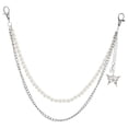 thumbnail image 2 of Hemoton 2Pcs Stylish Waist Chain Decorative Jeans Bag Chain Adornments, 2 of 3