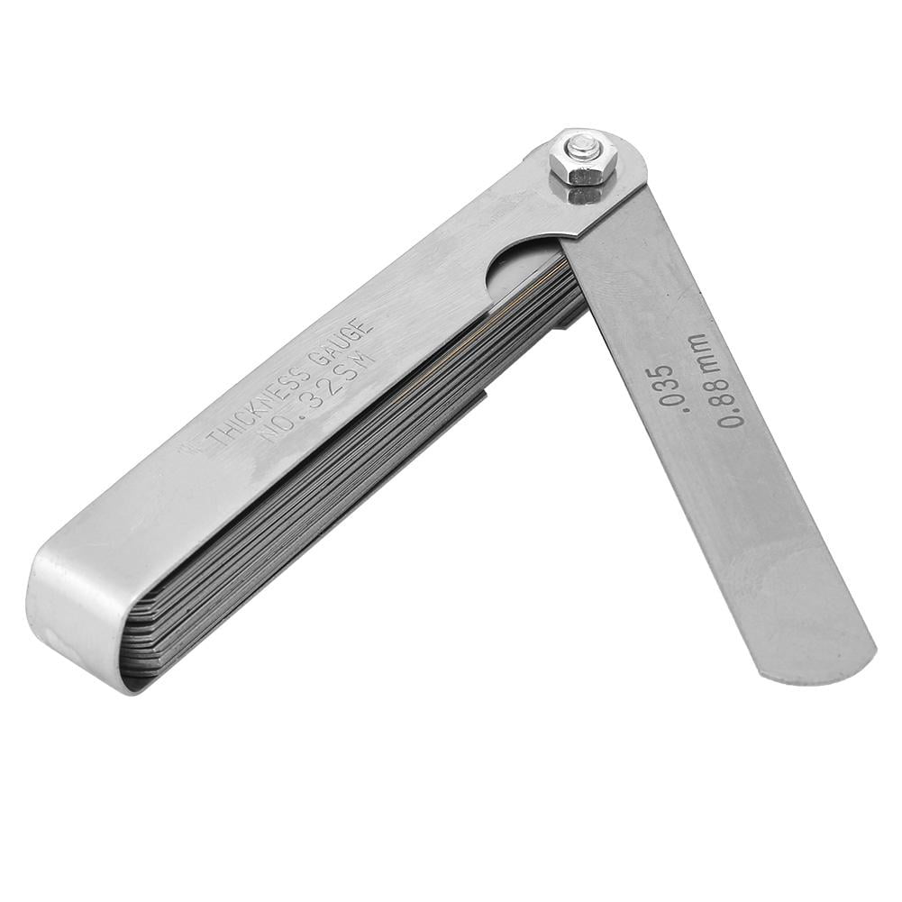 OTVIAP 32 Blades Feeler, Gap Gauge,32 Blades Feeler Gauge Metric 0.040