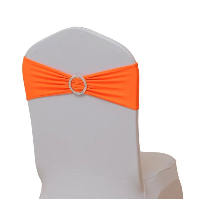 Funda para silla de banquete de boda, sin lazo, con lazo, cinturón, hebilla de flor, decoración para respaldo de silla, hebilla elástica, respaldo de silla, cinta de hilo