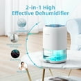 thumbnail image 5 of KLOUDIC Dehumidifier,280 sq.ft Dehumidifier for Room,35oz Portable Water Tank,Ultra Quiet with Auto Shut Off, 5 of 9