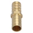 thumbnail image 3 of Brass Barbed Straight 2-Way Pipe Connector Tube Joiner Fitting 6/8/10/12/14/16/20mm, 3 of 3