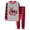 AB91 Watermelon Red, variant on Bainana Unisex Kids Christmas Pajamas Reindeer Print Long Sleeve T-Shirt Plaid Pants Sleepwear Boys And Girls Theme Party Outfit Set, Size 8-9 Years