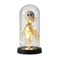 thumbnail image 2 of LOWLHOME Light Up Ghost in Glass Cloche, Halloween Cute Ghost with Light Decorations, Cute Spooky Ghost Decor for Tabletop Mantel Display, 8.7*4.3 in, 1 Count, Ghost Doll, 2 of 5