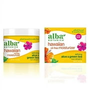 Alba Botanica Hawaiian Oil Free Moisturizer, Refining Aloe & Green Tea, 3 Oz (Packaging May Vary)