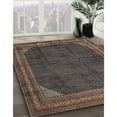 thumbnail image 2 of Ahgly Company Indoor Rectangle Traditional Burgundy Brown Persian Area Rugs, 5' x 8', 2 of 6