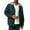 GreenNavy, variant on Men Casual Button Down Flannel Hoodies, Men's & Big Men's Hooded Flannel Shirt with Long Sleeves for Spring and Autumn, Single-layer without fleece, Sizes M-3XL