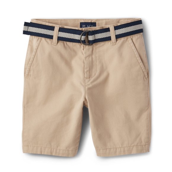 Pantalones cortos The Children's Place Stretch Chino Toast para niños de 5 años