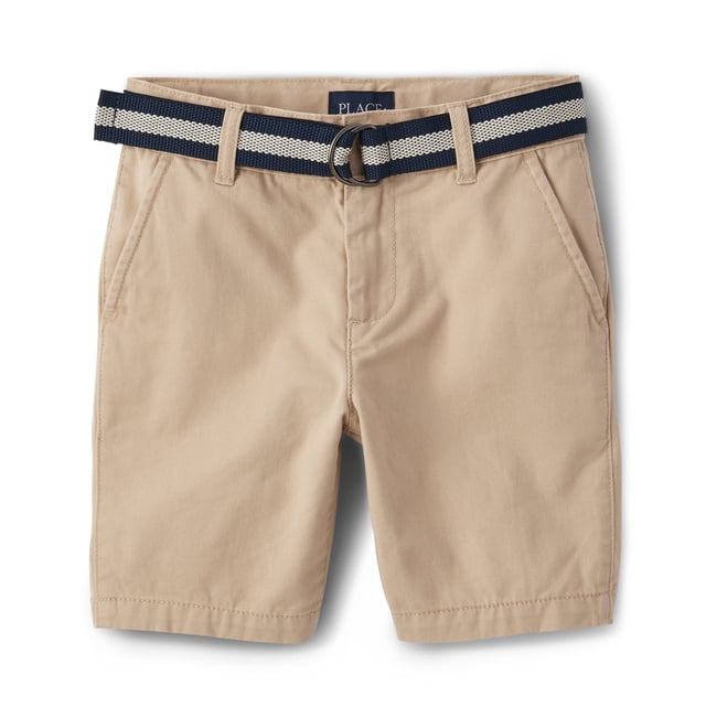 Pantalones cortos The Children's Place Stretch Chino Toast para niños de 5 años