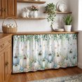 thumbnail image 2 of Coastal Fall Pumpkins Sink Skirt for Bathroom, Self-Adhesive Under Sink Curtain, Ocean Nautical Green Eucalyptus Leaves Hide Pipes & Storage Fabric Cabinet Skirt Cover for Kitchen Laundry 32"x55", 2 of 8