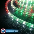 thumbnail image 5 of Russell Decor LED Rope Lights connectable 30'-200' Festival Holiday Party Seasonal Christmas Decoration 30ft - 200ft Lighting Red White Green (200 Feet), 5 of 9