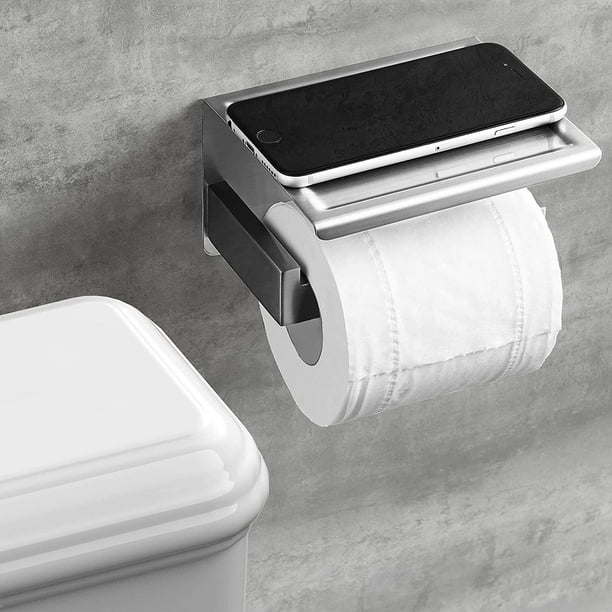 Porte rouleau wc - porte papier toilette acier - Team
