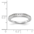 thumbnail image 7 of 14K White Gold Ring Band Wedding Diamond Round , Size 9, 7 of 7