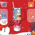 thumbnail image 3 of Baiheyi Christmas Tumbler 40 oz Christmas Tumblers with Handle and Straw Red Farmhouse Christmas Stainless Steel Insulated Coffee Cups Mugs Christmas Gifts Stuff Decor for Women Girls, 3 of 6