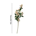 thumbnail image 3 of Tallos de flores artificiales para decoración de bodas en el hogar | Rama de flores artificiales con follaje verde | Plantas artificiales de plástico para arreglos en jarrones, 3 of 7