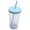 Blue, variant on Classic Acrylic Tumbler with Lid and Straw | 20oz Premium Insulated Iced Coffee Cups, Double Wall Reusable Plastic Cups