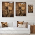 thumbnail image 4 of Designart "Vintage-Style Tulip II" Floral Print on Natural Pine Wood, 4 of 5