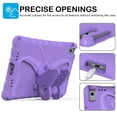 thumbnail image 2 of Dteck for iPad 10th Generation Case with Kickstand Butterfly Wings, Rugged Butterfly Kids iPad 10.9 Case Cover w/ Shoulder Strap for iPad 10th Gen 10.9-inch 2022,Purple, 2 of 6
