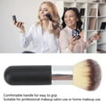 thumbnail image 3 of Brocha Para Fijar Maquillaje, Pelo Y Esponjoso, Brocha De Maquillaje En Polvo Suelto, Mate, Fácil Limpieza Para Rubor, 3 of 7