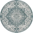 thumbnail image 7 of Jill Zarin Outdoor Collection Area Rug - Dubai (7' 1" Round Teal/Ivory), 7 of 7