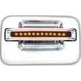 thumbnail image 2 of IPCW FLA04SF1 Ford F150- F250 Ld 2004 - 2008 LED Door Handle- Front- Chrome Amber Led- Smoke Lens 2Ps. Per Set, 2 of 3